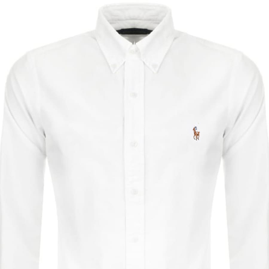 Alternative Image for ProductRalph Lauren Custom Fit Long Sleeve Shirt White2